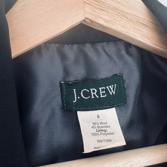 J. Crew • The Boyfriend Wool Blazer in Blackn - Picture 7 of 7